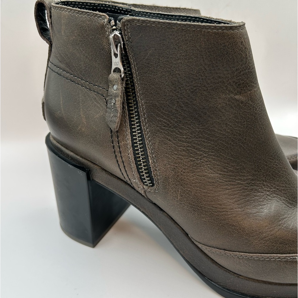 Sorel women's 11 Blake waterproof leather booties quarry platform normcore boho - Picture 7 of 11